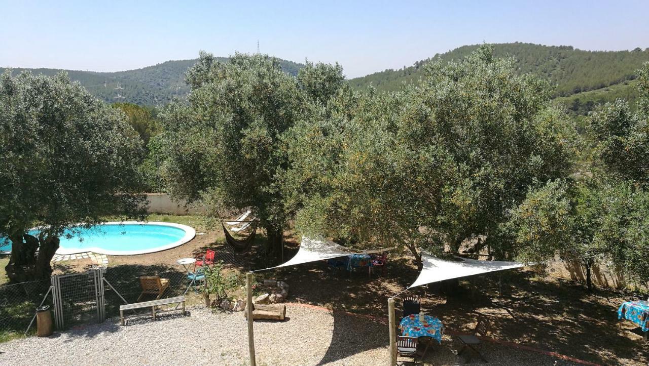 Gasthaus Maset Del Garraf Olesa de Bonesvalls Exterior foto